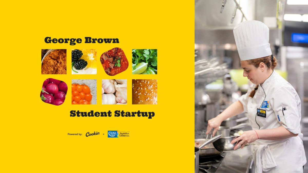 Cookin (@cookinunited) on Twitter photo George Brown Student Startup 🍽️🚀powered by <a href="/GBCollege/">George Brown College</a> Centre for Hospitality & Culinary Arts and Cookin.
Together, we’re empowering aspiring chefs to explore their entrepreneurial side as they venture into the world of food business ownership.
blog.cookin.com/gbc/ George Brown Student Startup 🍽️🚀powered by <a href="/GBCollege/">George Brown College</a> Centre for Hospitality & Culinary Arts and Cookin.
Together, we’re empowering aspiring chefs to explore their entrepreneurial side as they venture into the world of food business ownership.
blog.cookin.com/gbc/