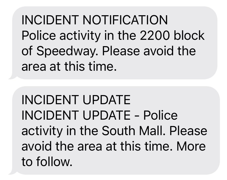 86twt's tweet photo. absolutely insane that ut austin will send out incident notifications for a peaceful protest but refuse to address the multiple stabbings nearby or the literal dead body that was found in the middle of campus two months ago https://t.co/HZN8KEexg0