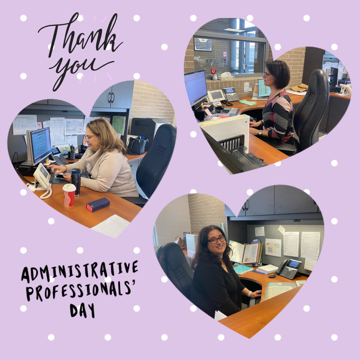 Our school is blessed to have this amazing team of #AdministrativeProfessionals 🙏🏽 Thank you for all that you do!! <a href="/fiorinipeel/">Paul Fiorini</a> <a href="/PeelSchools/">Peel District School Board</a> <a href="/AtheiaGrant/">A. Grant</a>