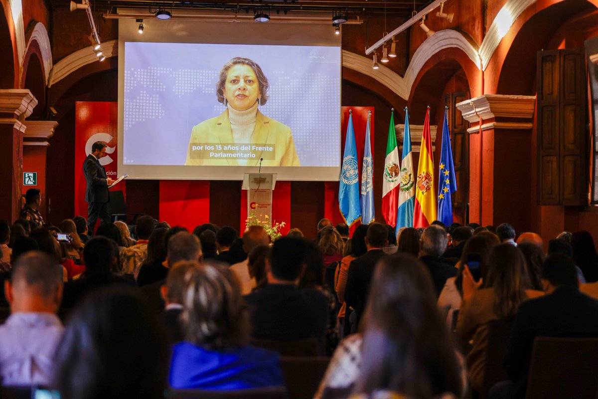 Honoured to provide remarks at the opening of the 1st Ibero American Political-Academic Dialogue #AlimentaciónPrimero. The Parliamentary Front against Hunger in Latin America, supported by @FAO, the @CooperacionESP & @AMEXCID, has promoted many laws in support of #Nutrition4All.