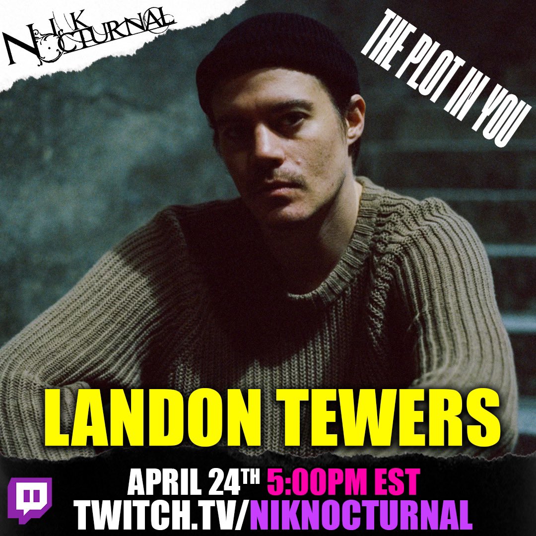 Interview with @NikNocturnal at 5:00EDT TUNE IN twitch.tv/niknocturnal