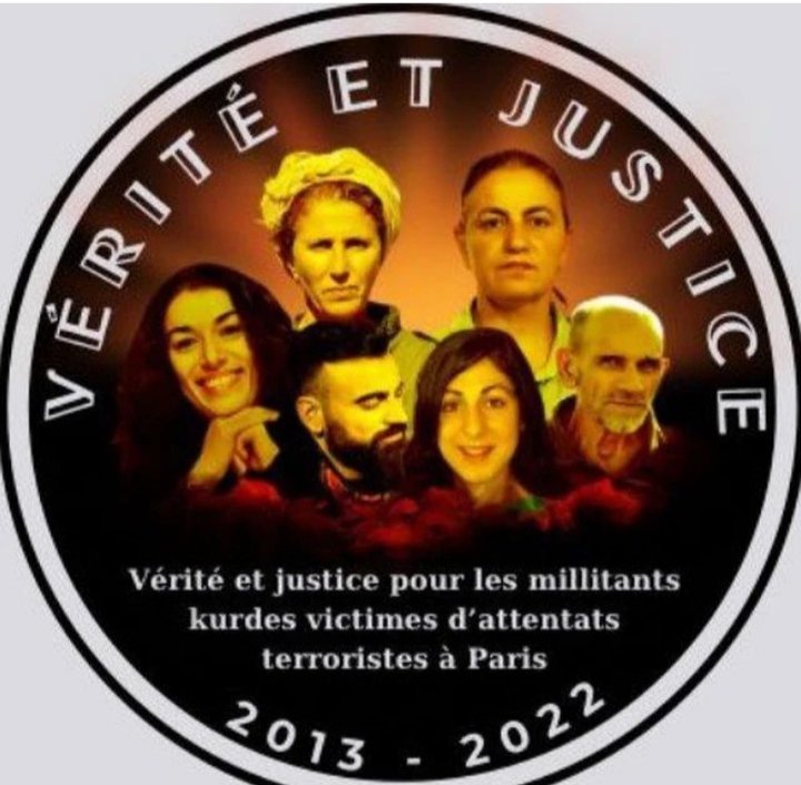 Les renseignements turcs ont assassiné 6 militants kurdes à Paris ces 10 dernières années. Au lieu d’expulser les kurdes vers la Turquie, retrouvez les auteurs de ces assassinats. 

@EmmanuelMacron
@LDH_Fr
@fidh_fr

#JusticePourLesKurdes