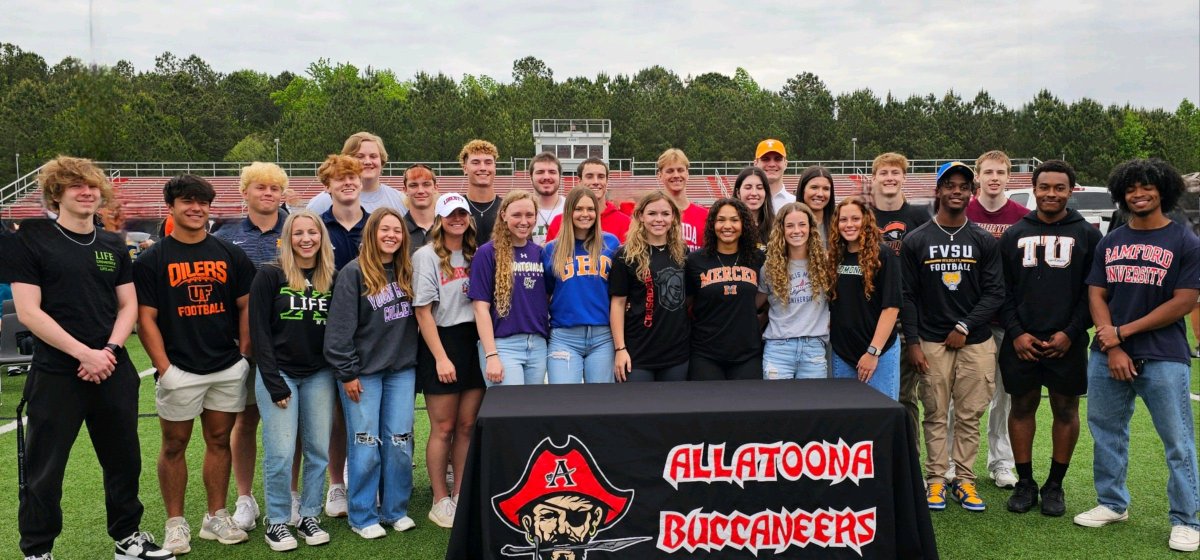 Allatoona Athletics (@toona_athletics) on Twitter photo A preview of today's Signing Day! #GoBucs #AnchoredInExcellence #BucNation @cobbschools <a href="/cobb_sports/">Cobb Sports</a> A preview of today's Signing Day! #GoBucs #AnchoredInExcellence #BucNation @cobbschools <a href="/cobb_sports/">Cobb Sports</a>
