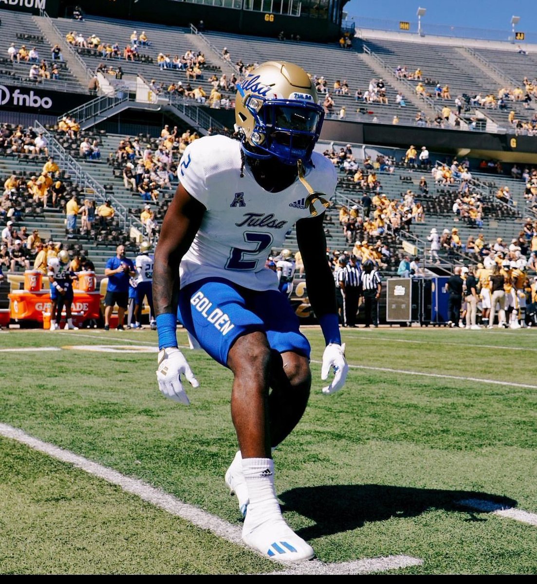 #AGTG After a talk with <a href="/DFranks24/">Dominique Franks</a> I am blessed to receive my 13th division one offer from the university of Tulsa <a href="/CoachToddGraham/">Coach Todd Graham</a> <a href="/chris_polizzi/">Chris Polizzi</a> <a href="/MarioEdwardsr15/">Mario Edwards</a> <a href="/ForneyAthletics/">ForneyISDAthletics</a>