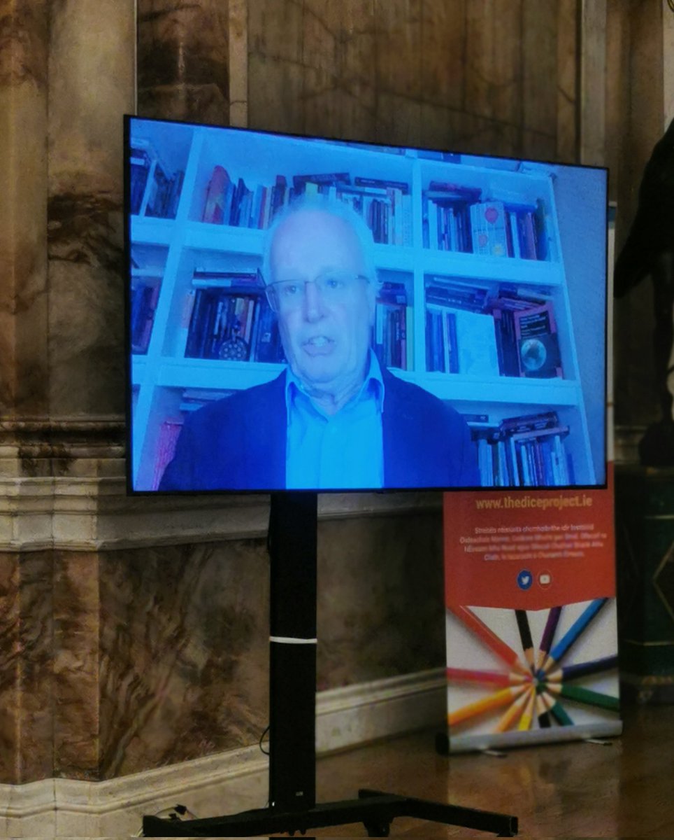 MUFroebelDICE's tweet photo. 'GCE is not something that deals with the far away, it is something that has direct relevance for our everyday lives.'
Prof. Doug Bourn, generous enough to join us via video link to launch the 'excellent' new DICE book edited by Dr Brighid Golden #dice20 https://t.co/Bliiv4xD6r