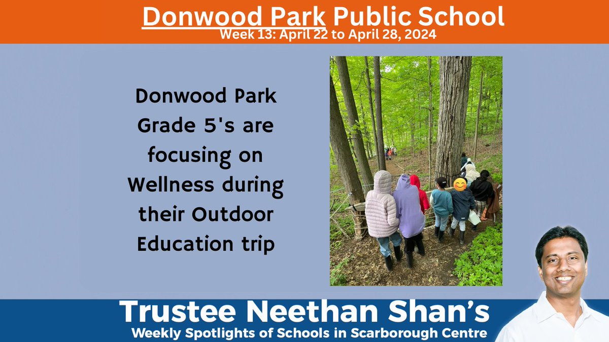 Continuing the #ScarbTO Spotlight on Donwood Park Public School, here are a few events happening as part of the school culture and a way to engage in fun activities that explore interests and support mental health. #TDSB