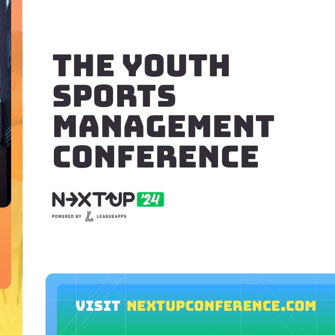 🗣 SAVE THE DATE! NextUp: the Youth Sports Management Conference—the only conference of its kind—is coming back to NYC this October! MARK YOUR CALENDARS for October 16-17 and click here for more info: nextupconference.com
