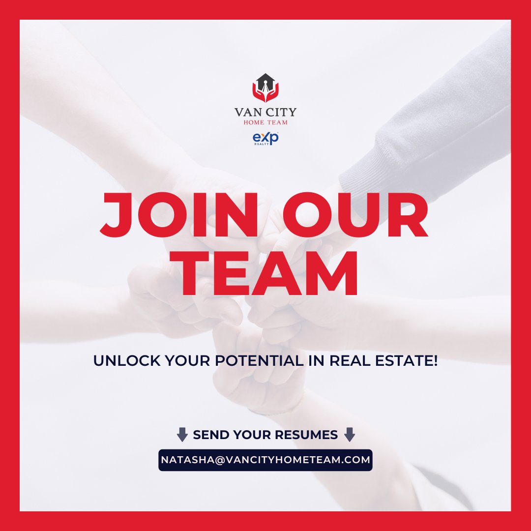 Real estate rockstars, join Van City Home Team! Level up your career with a dynamic team. ➡️ DM us for exciting opportunities! #VanCityHomeTeam #RealEstateCareers