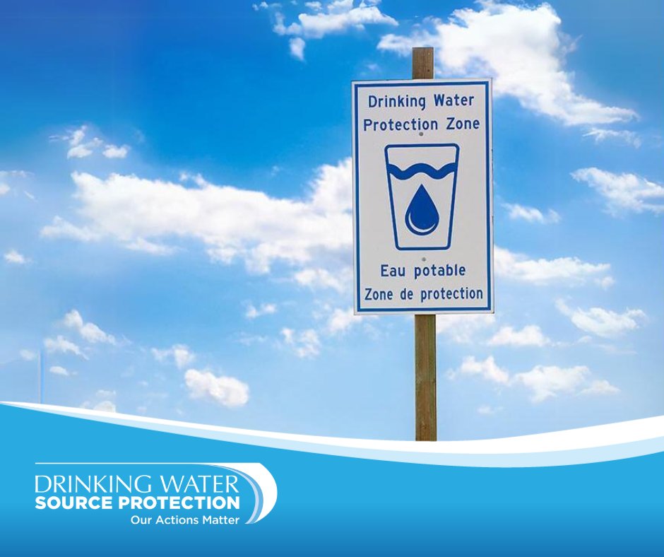 DYK what a Drinking Water Protection Zone is? They are areas around municipal #DrinkingWaterSources, where extra protective measures help reduce contamination risks. Follow along for more tips on protecting our water sources. Visit: bit.ly/3BcsHA5  #WaterWednesdays