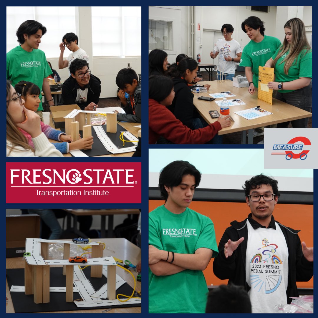fstranspinst's tweet photo. 🚍 FSTI K-12 Highlight! 📚Our FSTI Team had the honor of educating young students about intersection and traffic safety through a hands on activity.

#fresno #fresnocounty #fresnostate #transportation #Transportationindustry #FSTI 
#TransportationEducation #CommunityOutreach https://t.co/laAu3sVVT1