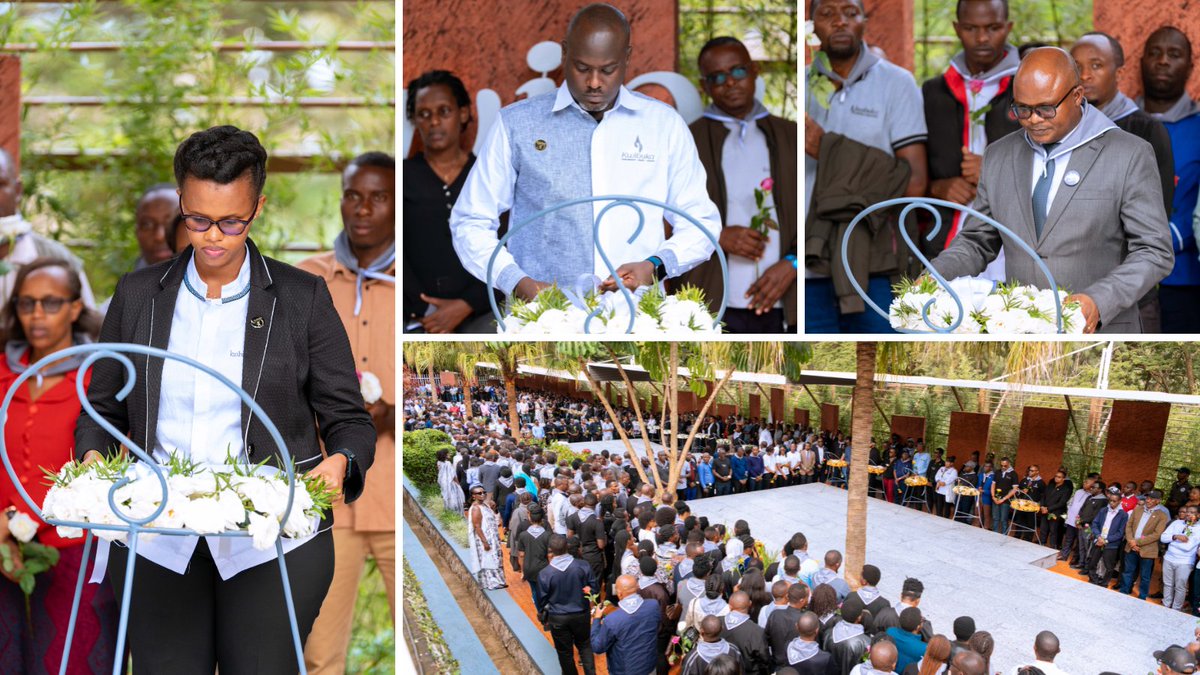 This afternoon, we welcomed the management and staff of @reg_rwanda and @wasac_rwanda, as well as the families and friends of former ELECTROGAZ employees who are victims of the genocide against the Tutsi, for a visit to mark the 30th commemoration of the genocide against the…