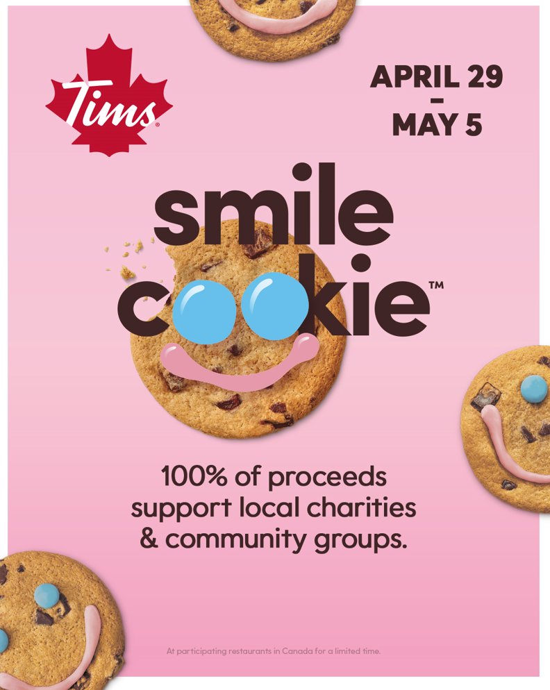 A quick community note from one of SMHA's best partners! Smile Cookie week is coming! Proud to live in a place that supports our community. Don’t forget to grab a Smile Cookie at Tim's April 29 – May 5!