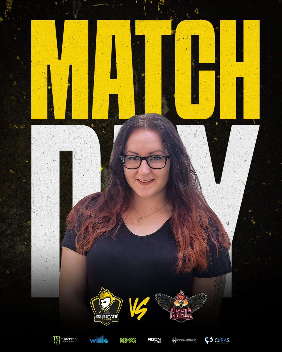 Our Ladys are right in their second Map on todays @dachcs Game! Go and cheer them on while they secure Victory 💛🖤 twitch.tv/einfach_iRRe #SSPisPUNKROCK