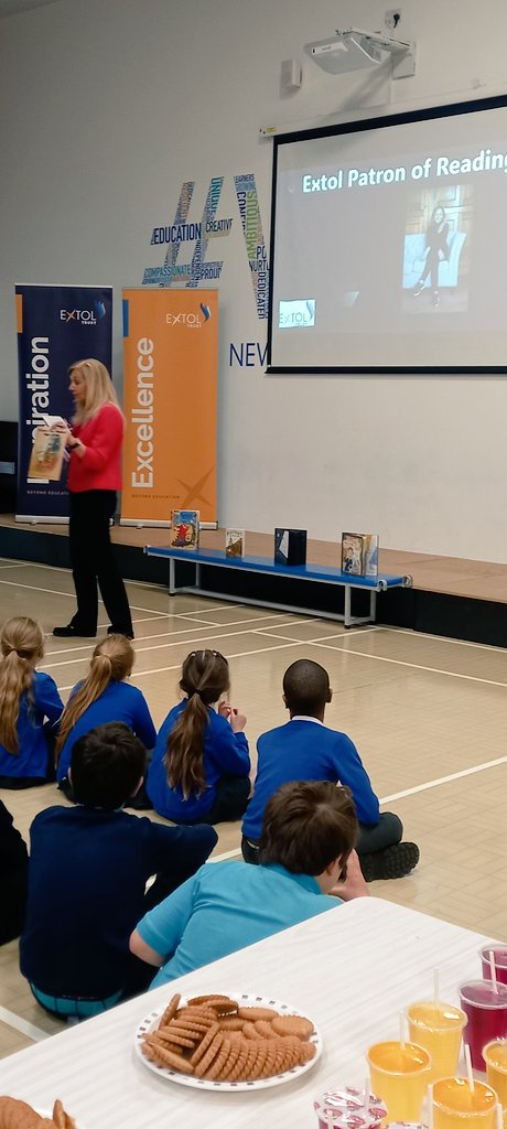 NewSilksReaders's tweet photo. What a fabulous afternoon we had here @NewSilksAcademy @extoltrust at our Awards Ceremony which brought our first ever Extol Reads event to a close. We were joined by our Patron of Reading, author Hilary Robinson and children from schools across our Trust family.
#WeAreReaders https://t.co/famcHeT1rG