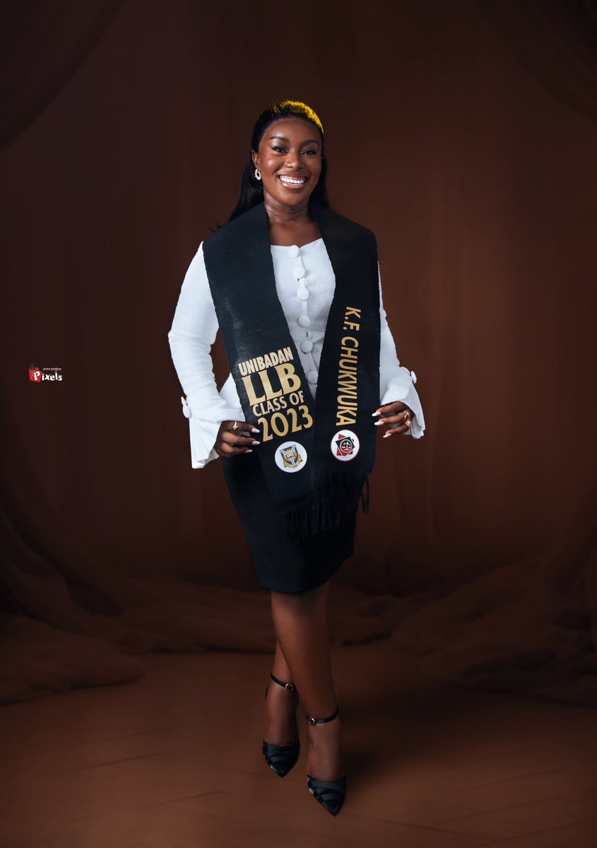 AlagaCasey's tweet photo. Chukwuka K.F, LLB, Ibadan 
I did the darn thing🥳

Congratulations to me🎊🥳 https://t.co/qejpNxbye3