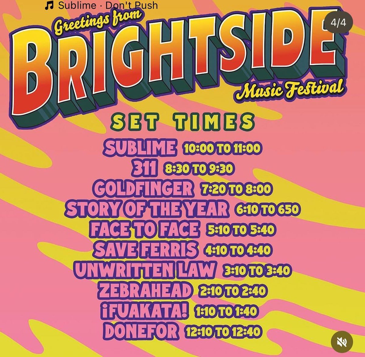 Back to Florida this weekend for Brightside Fest!