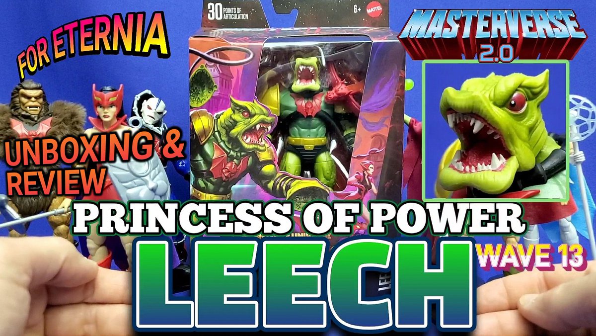 Check out our UNBOXING & REVIEW of the Masterverse LEECH Wave 13 Masters of the Universe 'Princess of Power' Figure on YouTube! 

youtu.be/Oz7awwk4I5Q?fe…

#MastersOfTheUniverse #MOTU #Masterverse #ActionFigures #Shera #PrincessOfPower