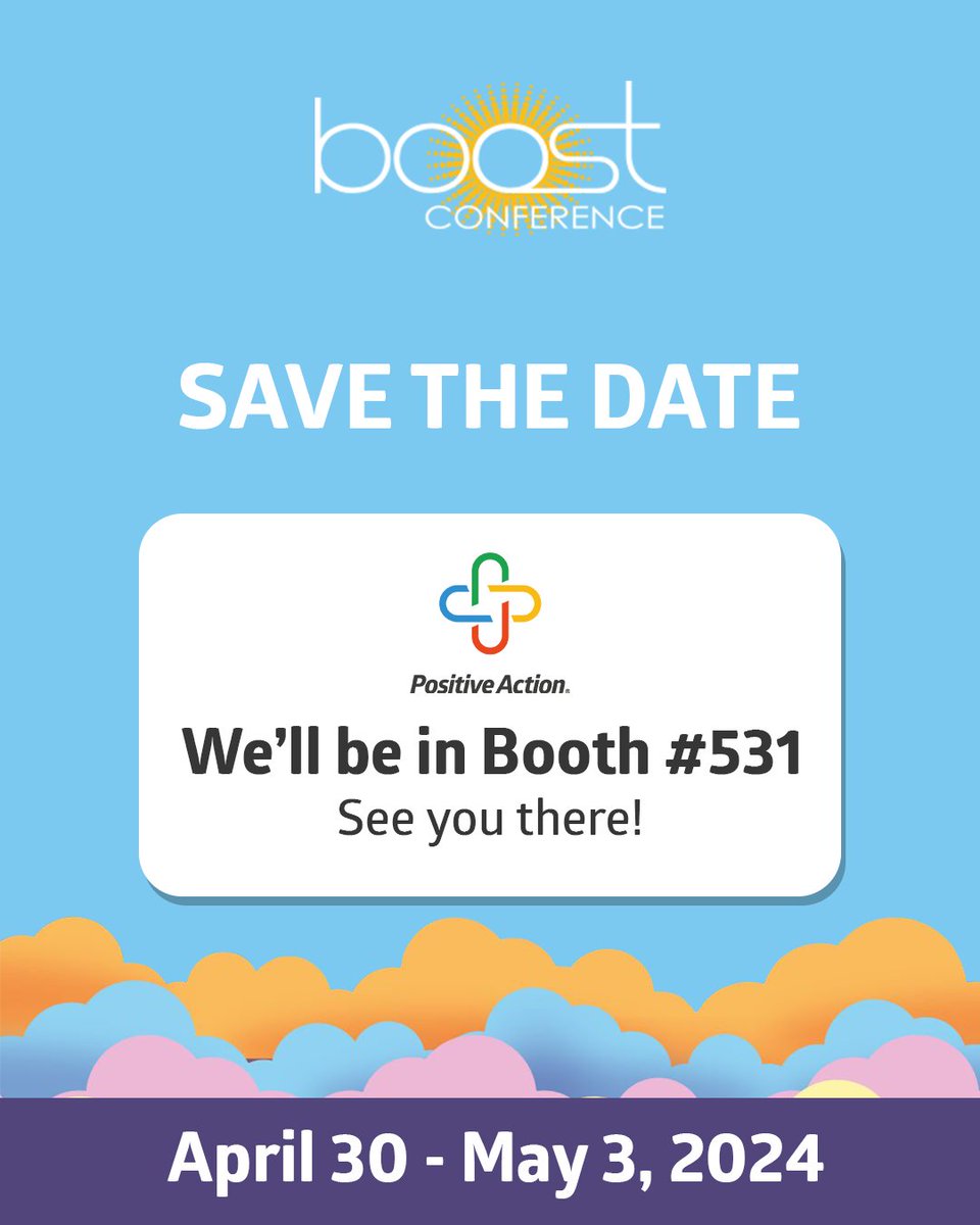 Join us at the #BoostConference on April 30-May 3! Stop by booth 531 to connect with us. Looking forward to seeing you there! 🌟 #PalmSprings #PositiveAction