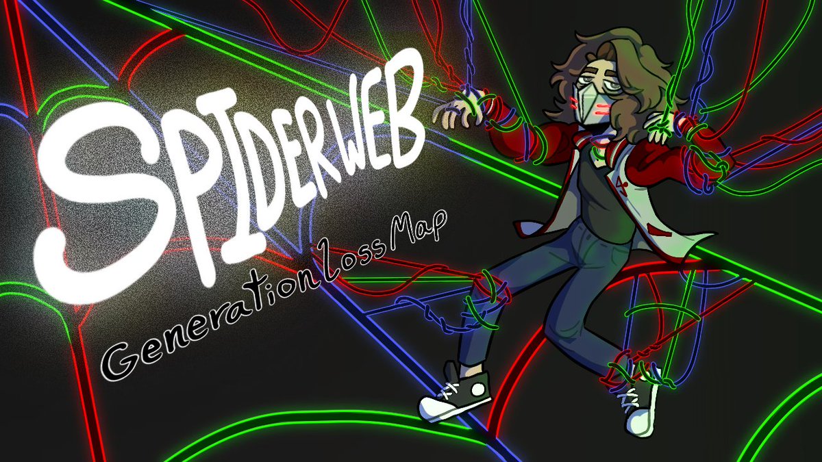 Spiderweb a Generation Loss MAP out now!! Link below!

Art by the lovely @CheddarBuggz

Rts greatly appreciated!!
#ranboo #generationloss  #generationlossfanart #genloss #genlossfanart