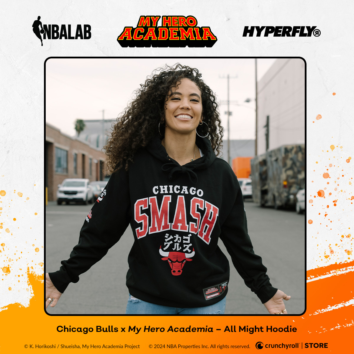 ShopCrunchyroll's tweet image. This limited edition @NBA x @MHAOfficial clothing collab by @hyperfly is a slam dunk. 🏀🔥 Now in stock and going fast!

GO: got.cr/mhanbaapparel-…