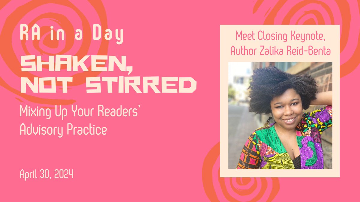 Have you heard?! Our Closing Keynote for RA in a Day on April 30 is Zalika Reid-Benta! We’re thrilled to have this Canadian writer join us for this year’s 1-day conference. Haven’t registered yet? There’s still time. Visit buff.ly/4a6DRaY @Literati167
