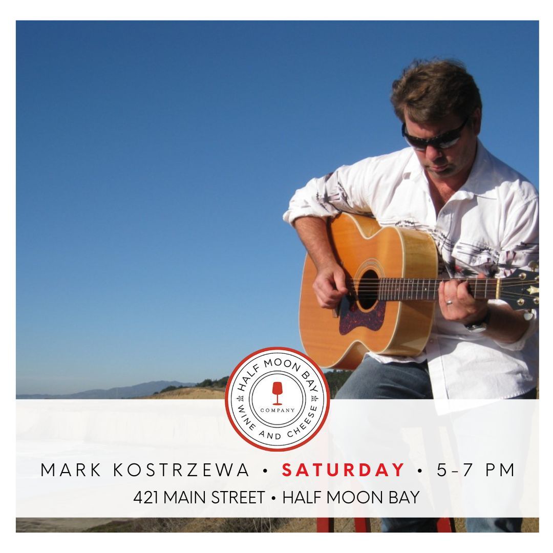 🎸✨ Treat yourself to an afternoon of enchanting music by Mark Kostrzewa! 🎶 Savor exquisite wines, indulge in delectable cheeses & snacks, and unwind in our cozy wine bar ambiance from 5-7 pm. #WeekendVibes #LiveMusic #WineAndCheese #HMBWineAndCheese