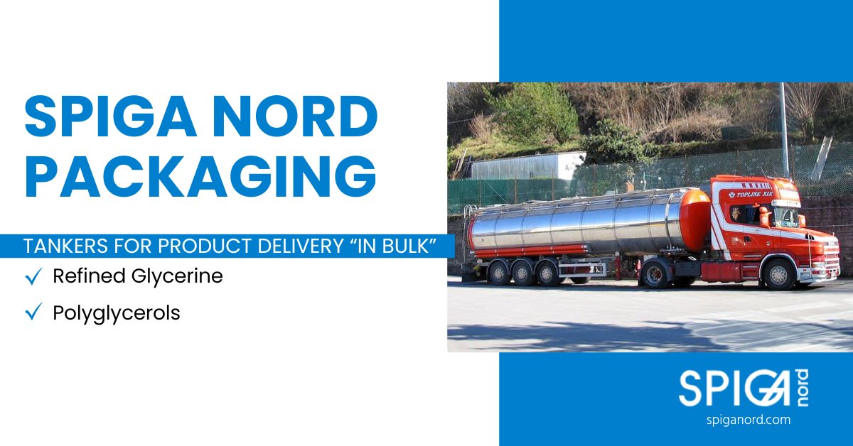 TANKS FOR DELIVERY OF 'BULK' PRODUCTS 
✔️Refined glycerin 
✔️ Polyglycerols 

If you want to know more you will find the link in the first comment ⤵️

#spiganord #glycerol #polyglycerol #packaging #deliveries