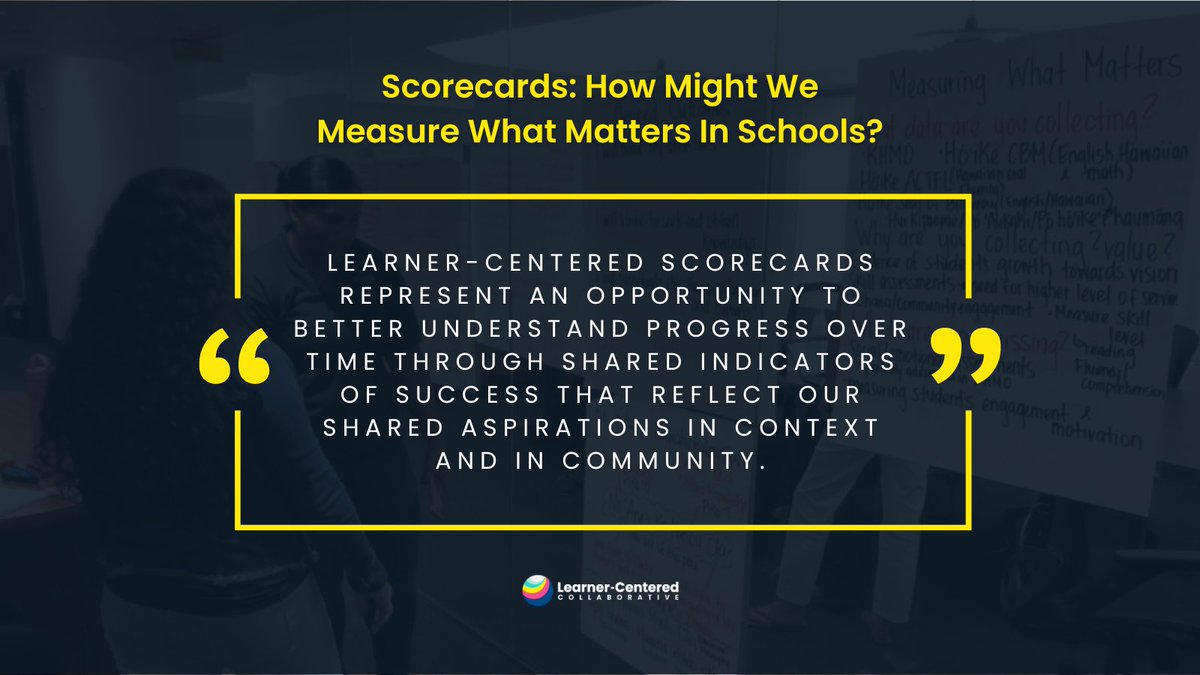 Just like in sports or manufacturing, where different metrics and indicators measure progress and achievement, schools and school systems must also adopt a nuanced approach to assessing their effectiveness. Learn how scorecards can support this nuance: hubs.ly/Q02tYf-Z0