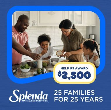 25 persons to be granted the gift of $2,500. A total amount of $62,500 will be awarded!
Is that Splendid...
sweepsadvantage.com/Splenda-Sweeps… #spenda #sweepstakes #contest