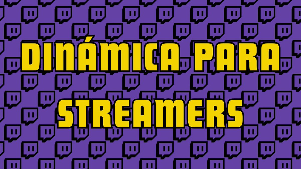 ✨Dinámica para Streamers✨

Si tus Directos de Twitch no llegan a los 100 viewers, participa en esta dinámica🖤

👇🏽Deja aquí tu canal de Twitch o tu mejor clip para darte visibilidad y si encuentras alguien con contenido similar, apoyaros🔥

♥ + 🔃 para ver qué sale de aquí👀