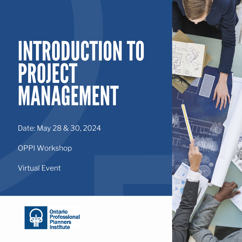 On May 28 & 30, join OPPI for a workshop that supports the participant with basic Project Management tools, skills and understanding best practices. Register now! ow.ly/nfFk50Rfbso