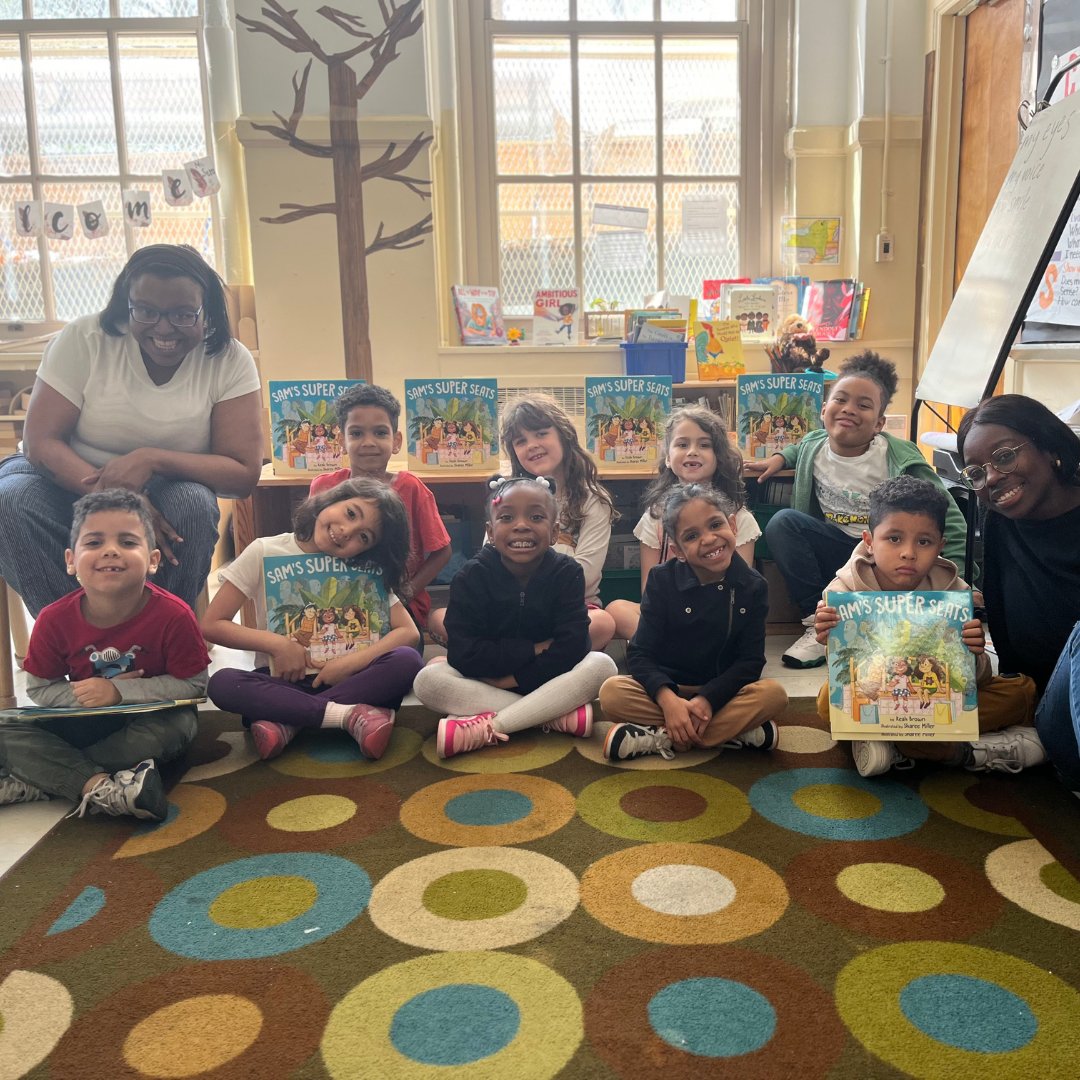 Behind the Book had a SUPER exciting author visit from the author of Sam's Super Seats, Keah Brown! The students of P.S. 125 had the incredible opportunity to meet a published author and advocate, diving into the world of storytelling and empowerment.