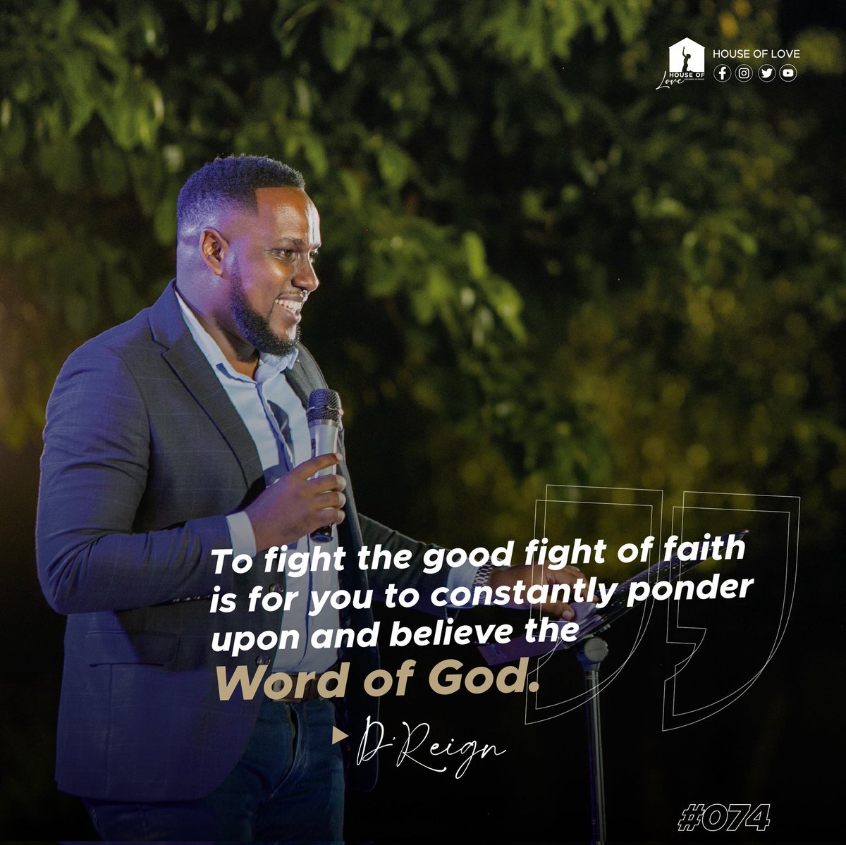 Did you know that the good fight of faith begins in your mind?✨️ #houseofloveug #WednesdayService