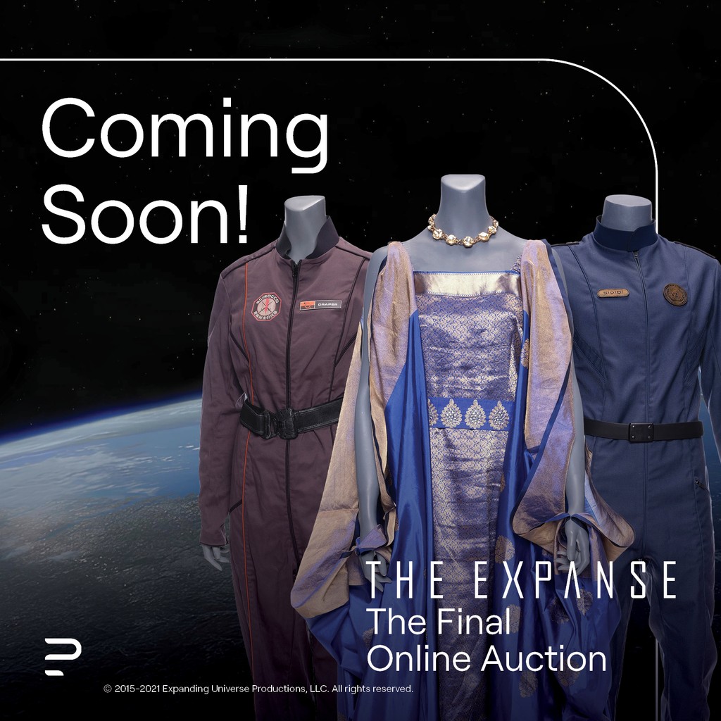 The Expanse is returning to Propstore for The Expanse: The Final Online Auction. Want news and updates about this auction starting soon? Sign up today here: propstoreauction.com/auctions/info/… #propstore #propstoreauction #FinalExpanseAuction #props #costumes #ExpanseAuction