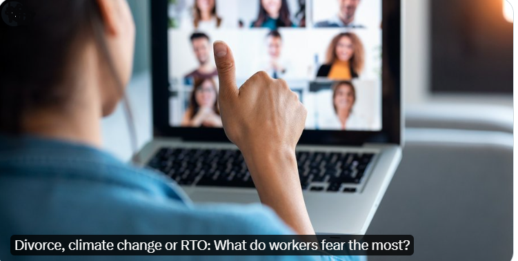 Divorce, climate change or RTO: What do workers fear the most? hrexecutive.com/divorce-climat… via @HRExecMag   #WorkplaceFears #ClimateChangeWorries #RTOConcerns #EmployeeWellness #HRInsights
