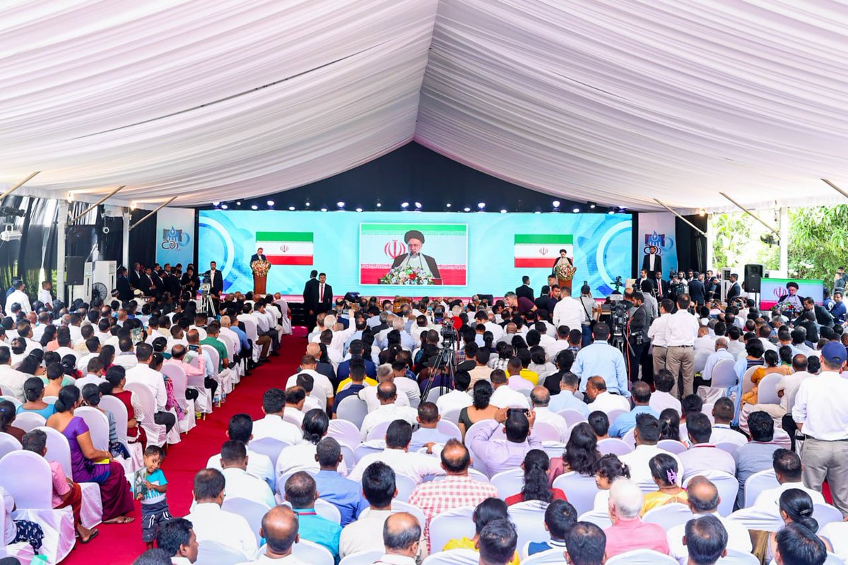 🇮🇷🇱🇰📸 | Inauguration of Iran's construction project in Sri Lanka