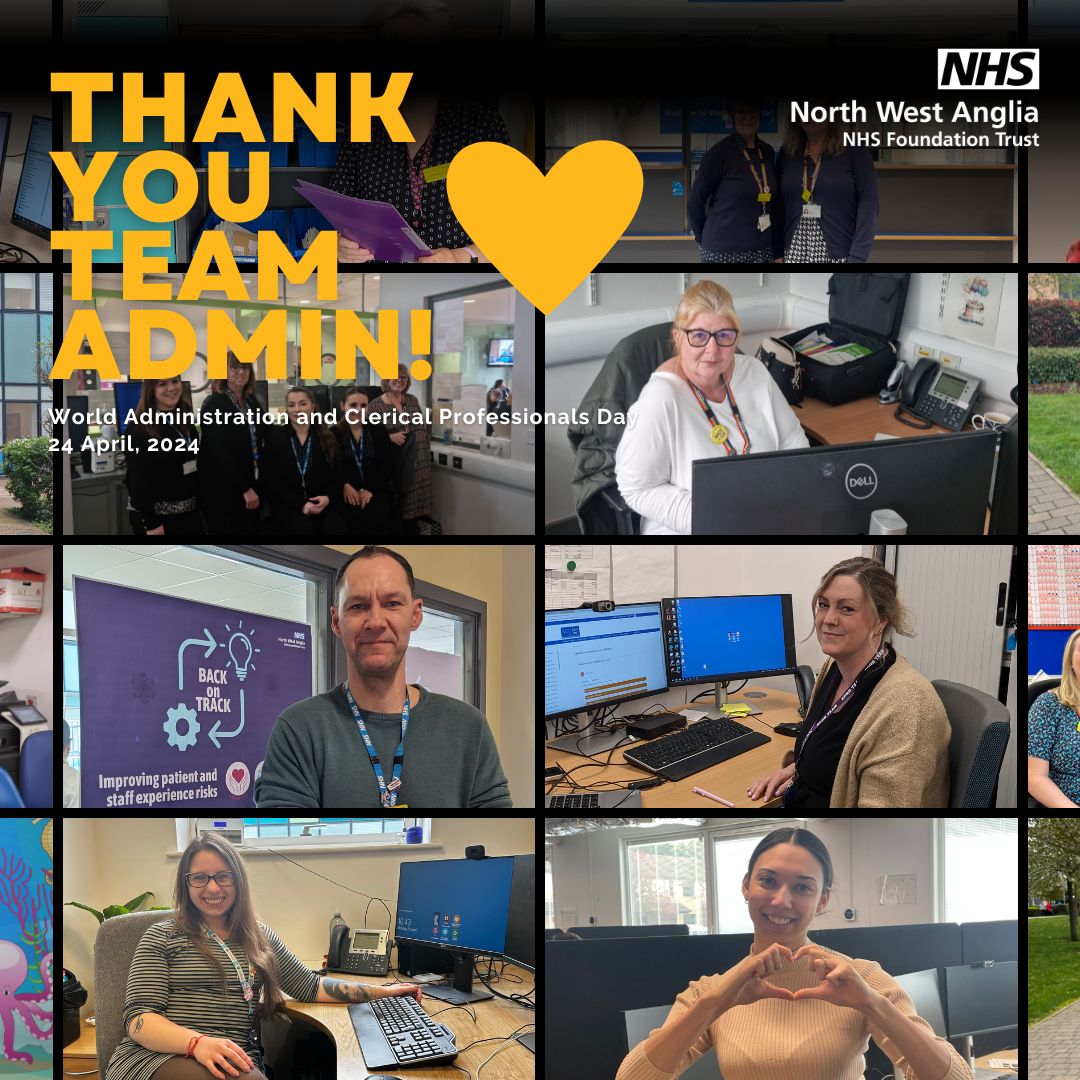 Hannah, our CEO said: 'Thank you for being the unsung heroes who make our services possible. Your work isn't always be in the spotlight, but it is so essential. Thank you for helping us reach our purpose of providing high-quality care.' 💙 ow.ly/r16Z50RmZ11 #WorldAdminDay