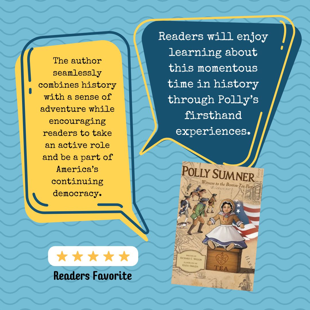 What did Readers' Favorite say about POLLY SUMNER-WITNESS TO THE BOSTON TEA PARTY? ⭐️ 

Check out the full review ➡️ readersfavorite.com/book-review/po…

Thanks @ReadersFavorite for such a fantastic review! 

@keithfavazza
#kidsbookreviews #kidsbookreview #kidsbookreviewer