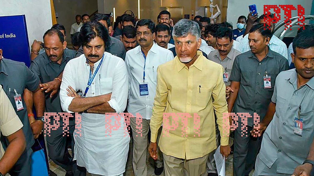 STORY | Women are my siblings, will make them self-reliant: TDP chief Chandrababu Naidu READ: ptinews.com/stories-detail… (PTI File Photo)