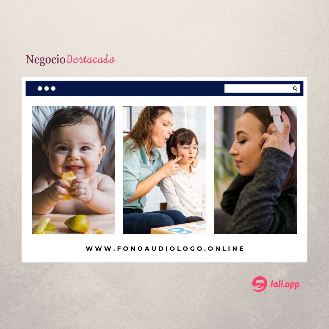 Lali_App's tweet photo. El Negocio Destacado de hoy es la plataforma:
https://t.co/mHzZ52Ujw4 
La que permite agendar una hora fonoaudiológica desde cualquier parte de Chile.

#FonoaudiologiaInfantil #Fonoaudiologia https://t.co/Ym2PkQkI15