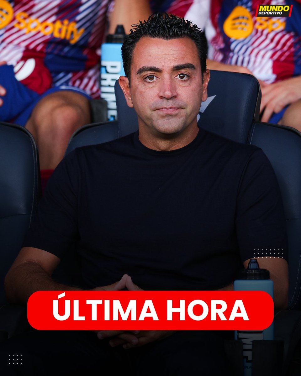 🚨 𝐔𝐋𝐓𝐈𝐌𝐀 𝐇𝐎𝐑𝐀: Según fuentes del FC Barcelona, Xavi cumplirá su contrato hasta 2025 ⌛️ Más información en MD ℹ️ @ffpolo