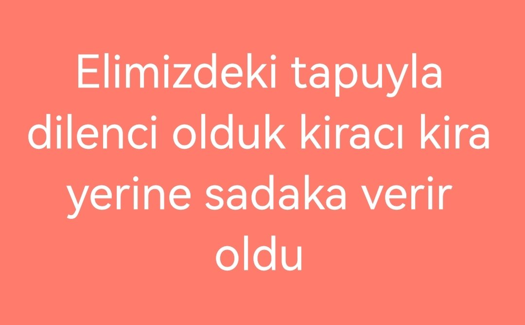 Yıllarca çalışmış alınmış dairemizden kira yerine sadaka alacagım hiç aklıma gelmemişti emegi geçen herkezin????? #KiracıEvimiYargıElimiBağladı