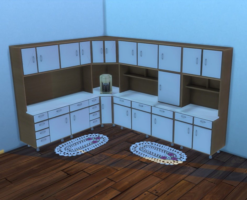 Foi difícil, mas finalmente consegui configurar essas bancadas/ cozinhas ahha são 5 peças, agora falta apenas ajustar tudo. Ela fará parte de um kit bem delicinha que estou preparando! #sims4cc #thesims4cc