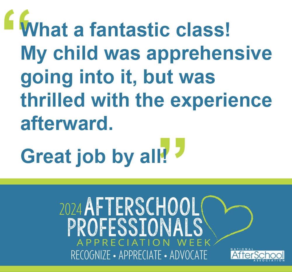 It’s Afterschool Professionals Appreciation Week, and the SPPS Community Education afterschool professionals make a difference in the lives of youth everyday! Thank you for all you do and the impact you have on our community! #HeartOfAfterschool!
