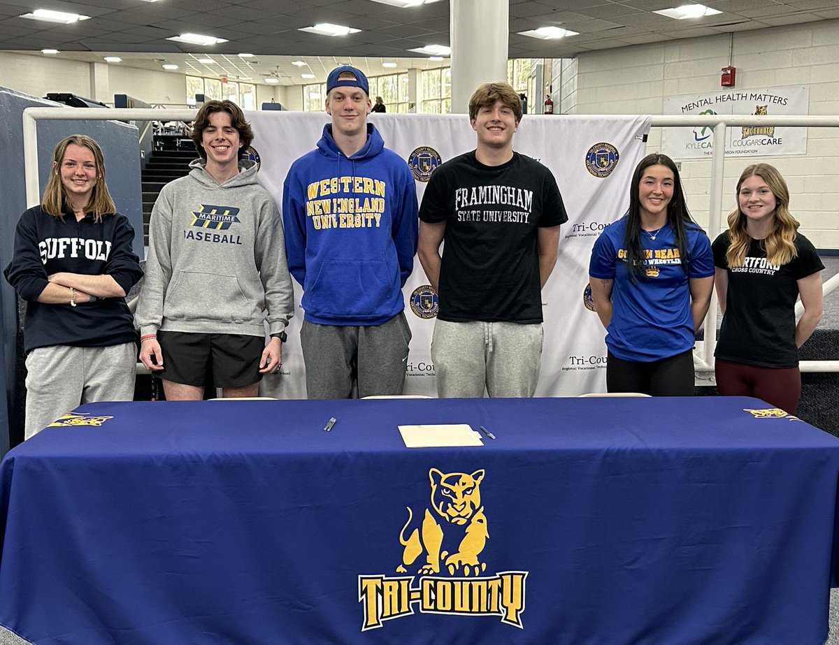 Congratulations to our members of the  Class of 2024 who have committed to continue their academic and athletic endeavors in college.  #tcpride