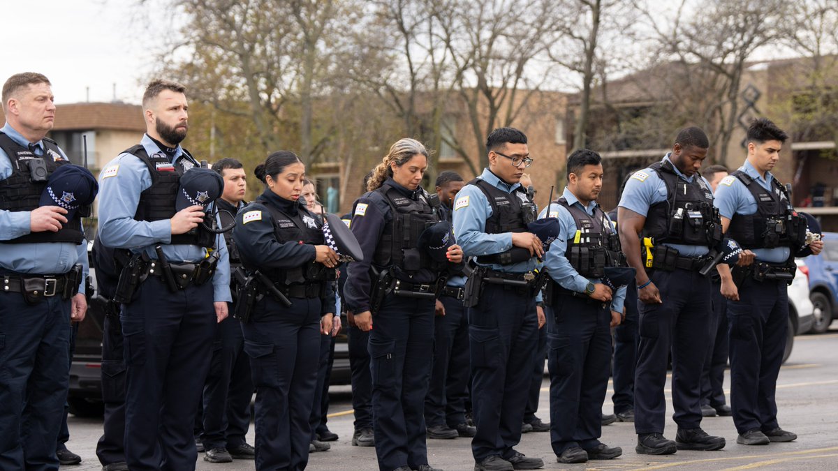 Officer Luis M. Huesca #18913 was shot and killed as he returned home from his tour of duty on April 21, 2024. Yesterday, we escorted Officer Huesca to the funeral home in a solemn procession as we prepare to lay our hero to rest.