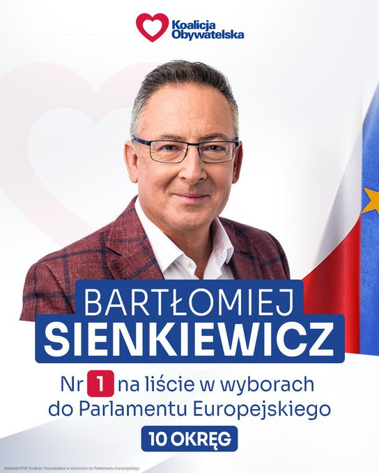 .@BartSienkiewicz - nr 1 w okręgu nr 10. Mocny gość!