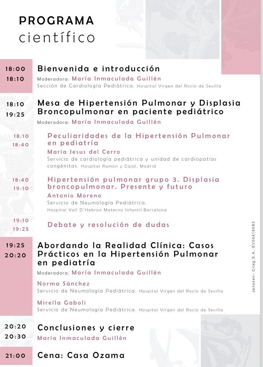 Inmaculada Guillén (@doctoraguillen) on Twitter photo El próximo viernes tendremos la suerte de contar con unos ponentes excelentes para hablarnos de Hipertensión Pulmonar en Pediatría. Es seguro que será muy útil para nuestra práctica clínica. <a href="/pediatriaHUVR/">Pediatría y Áreas Específicas HUVR</a> <a href="/CorazonHuvr/">CorazonHuvr</a> El próximo viernes tendremos la suerte de contar con unos ponentes excelentes para hablarnos de Hipertensión Pulmonar en Pediatría. Es seguro que será muy útil para nuestra práctica clínica. <a href="/pediatriaHUVR/">Pediatría y Áreas Específicas HUVR</a> <a href="/CorazonHuvr/">CorazonHuvr</a>