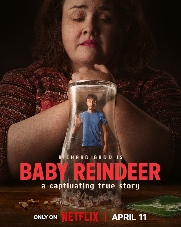 What an excellent storytelling piece of cinematography. Although very uncomfortable to watch at times, it’s a story that needs to be told. 
Baby Reindeer is most likely one of the best shows Netflix put out in years.