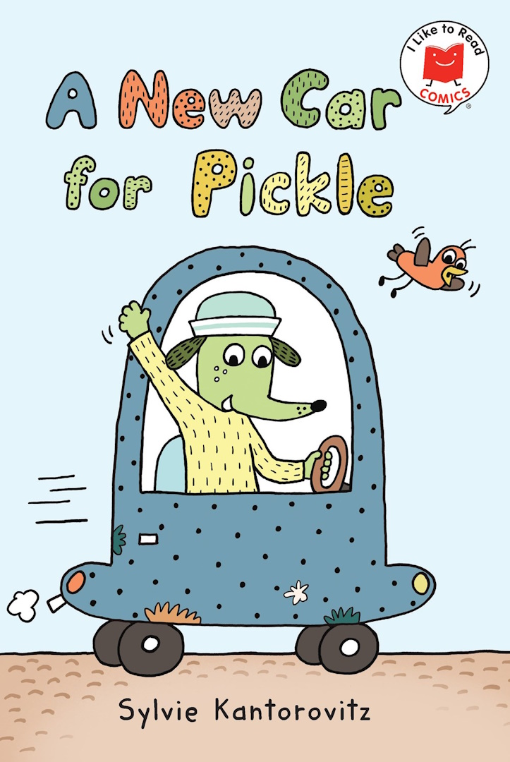 HornBook's tweet photo. April #NotesfromtheHornBook is our annual #HBSummerReading edition! We've got #5Qs for @SylvieKant about her #beginningreader A NEW CAR FOR PICKLE (@HolidayHouseBks): "With #earlyreader #comics, I always aim for the same thing: readability." https://t.co/xBzUk3C6W4 #SummerReading https://t.co/vQSkVelGJO
